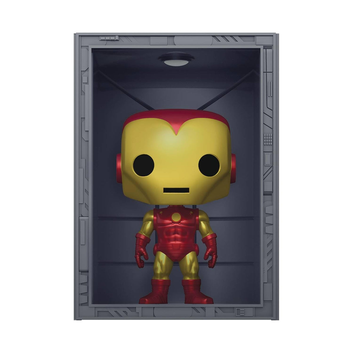 Marvel POP! Deluxe Vinyl figurine Hall of Armor Iron Man Model 4 PX Exclusive 9 cm