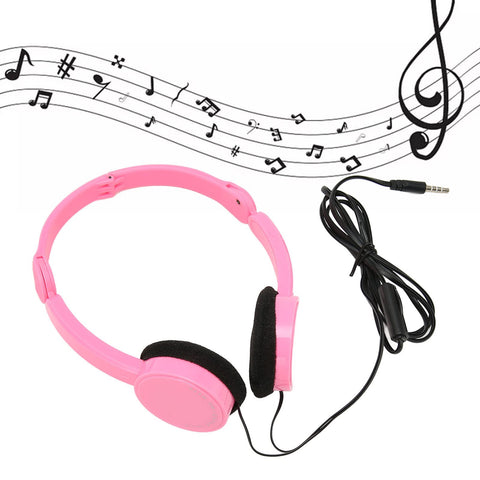 Kids Wired Headset, Lightweight 3.5mm Interface Wired Music Headphone Plug and Play for Phone for Business