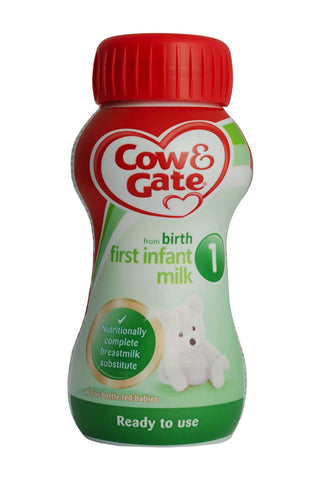 Cow And Gate First Infant Milk, Ready To Use, 200Ml, Pack Of 12
