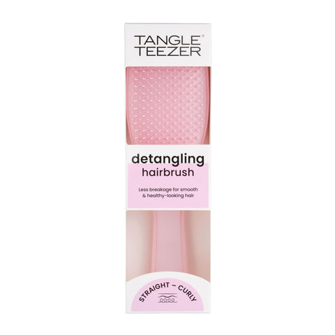 Tangle Teezer The Ultimate Detangler Hairbrush | For Wet & Dry Hair | Detangles All Hair Types | Reduces Breakage, Eliminates Knots | Two-Tiered Teeth & Comfortable Handle | Millennial Pink