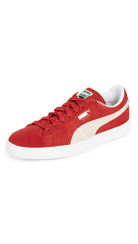 PUMA Suede Classic Sneaker,High Risk Red/White,9.5 M US Men's