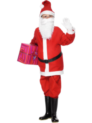 Smiffys Santa Boy Costume L - Age 10-12 Years