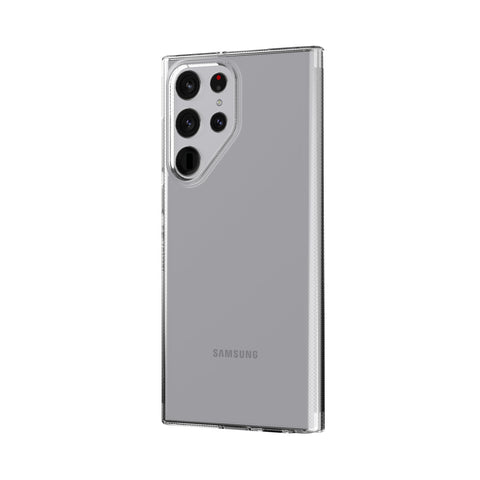 Tech21 Evo Lite Clear for Samsung Galaxy S22 Ultra - Transparent and Protective Phone Case with 8ft Multi-Drop Protection