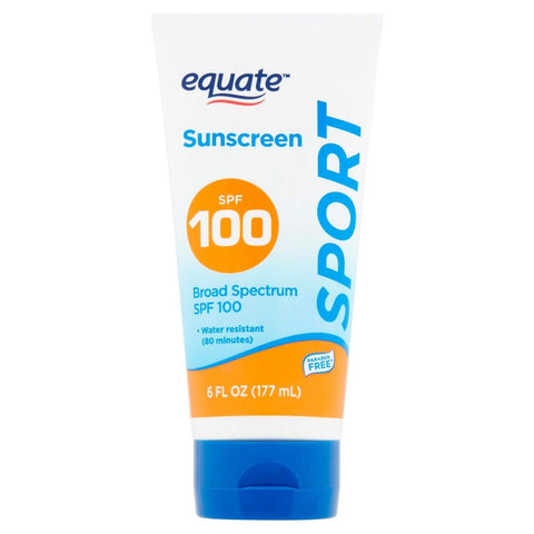 Equate Sport Sunscreen Lotion SPF 100, 6 fl oz