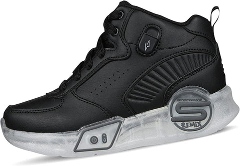 Skechers Boy's Sport Lighted - S Lights Remix 400620L (Little Kid/Big Kid) Black 13 Little Kid M