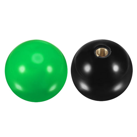 uxcell Joystick Head Rocker Ball Top Handle Arcade Game Replacement Green/Black