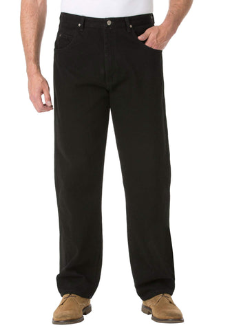 Wrangler Men's Rugged Wear Jean ,Overdyed Black,33x34