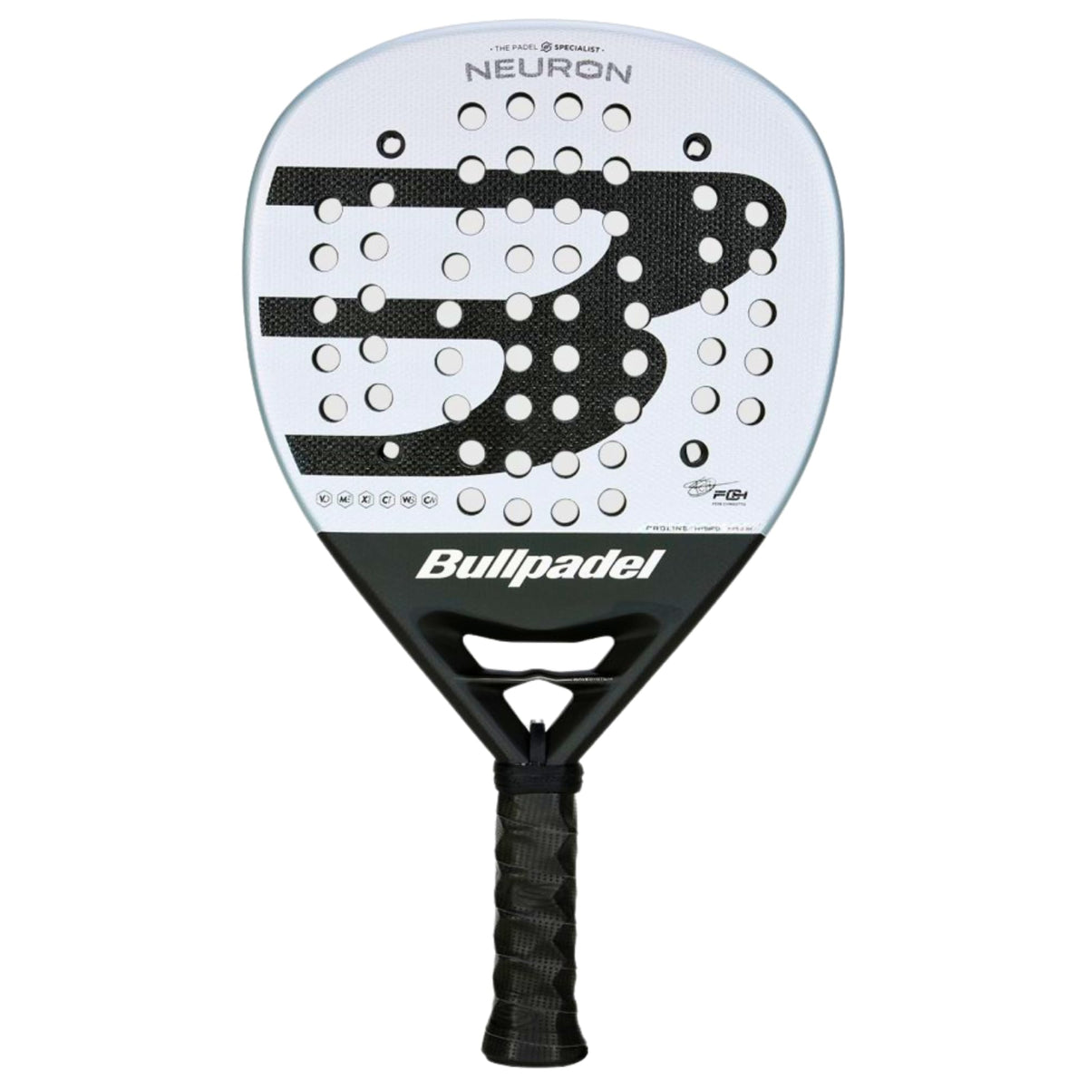 Bullpadel Neuron 25 Padel Racket Silver 370g