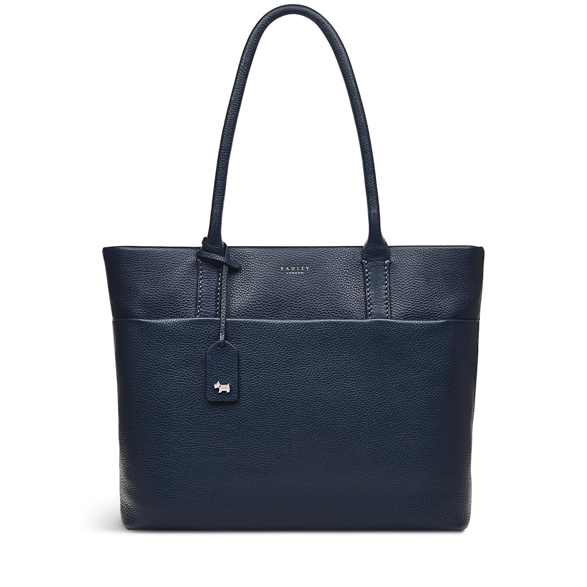 RADLEY London Wallbrook Large Workbag for Women, in Black Soft Grained Leather, with Tech Sleeve & Twin Shoulder Straps