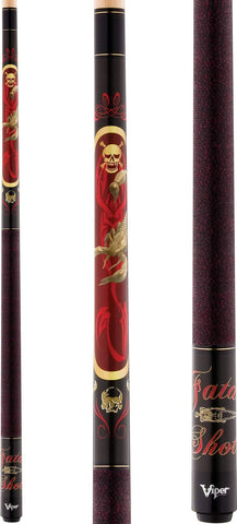 Viper by GLD Products Underground 58" 2-Piece Billiard/Pool Cue, Fatal Shot, 19 Ounce,Red,50-0652-19