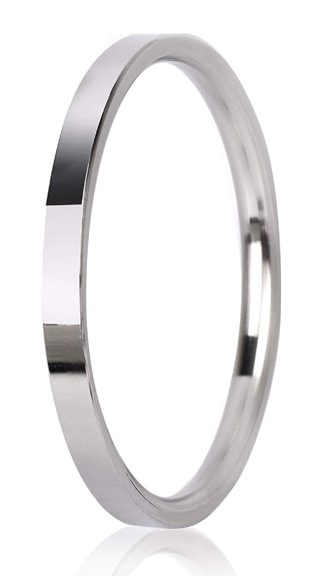 BISMAADH Amritsar Sterling Stainless Steel Kada for Men 7mm Thickness (7.3)
