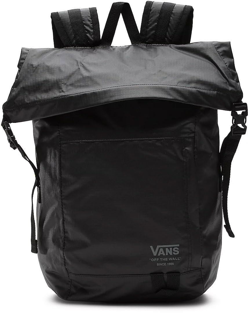 Vans Men's Roll Top Backpack, Black, One Size