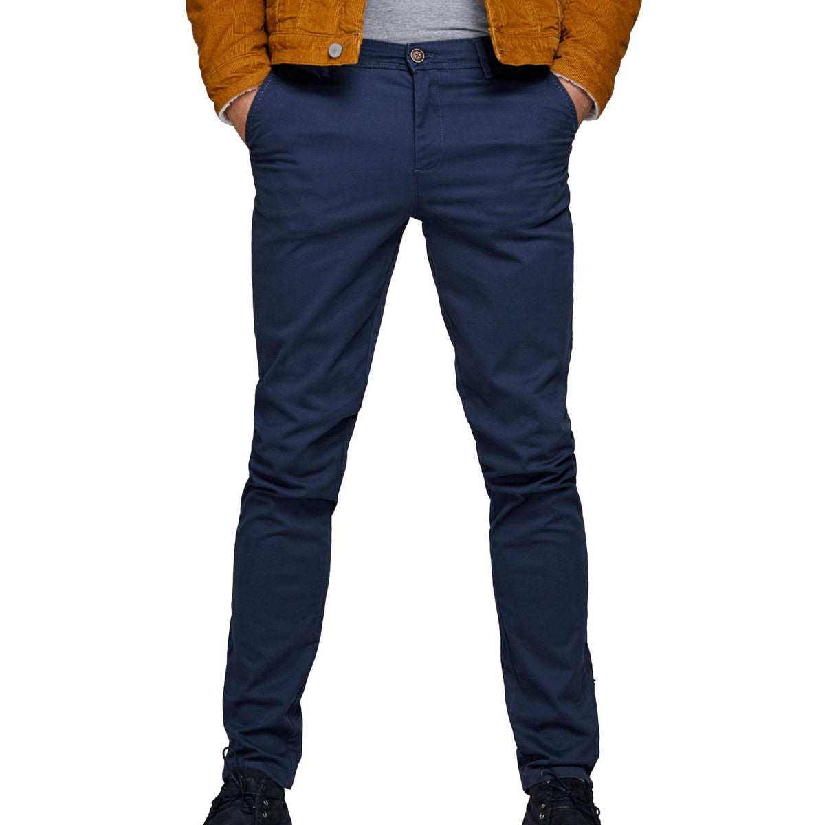 Jack & Jones NOS Men's Jjimarco Jjbowie Sa Navy Blazer Noos Trouser, Blue (Navy Blazer), W29/L30 (Manufacturer size: 29)