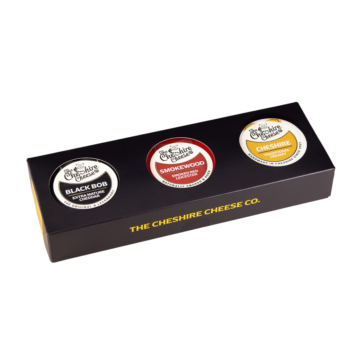 Traditional Trio of Cheese Gift Box | Three Award-Winning Waxed Truckles by The Cheshire Cheese Company | Ideal for Birthdays, Thank-Yous & Christmas Gifts