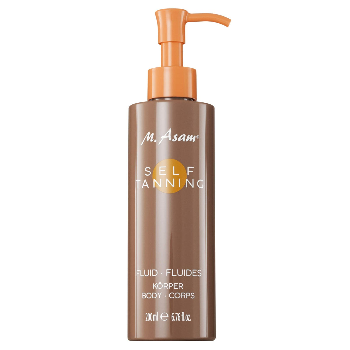 M. Asam Sun Self Tanning Fluid (6.76 Fl Oz) - Body Self-Tanner With Immediate & Long-Term Effect, Natural-Looking & Long-Lasting Tan, Tanning Lotion With Moisturizing Ingredients.