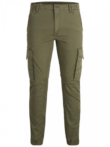 Jack & Jones Men's Jjipaul Jjflake Akm 542 Olive Night Noos Trouser, Olive Night, 30W 30L UK