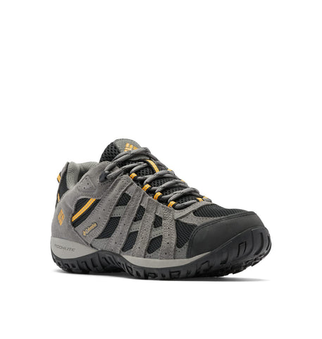 Columbia Men's Redmond Waterproof Hiking Shoe, Black, Squash, 15 D US