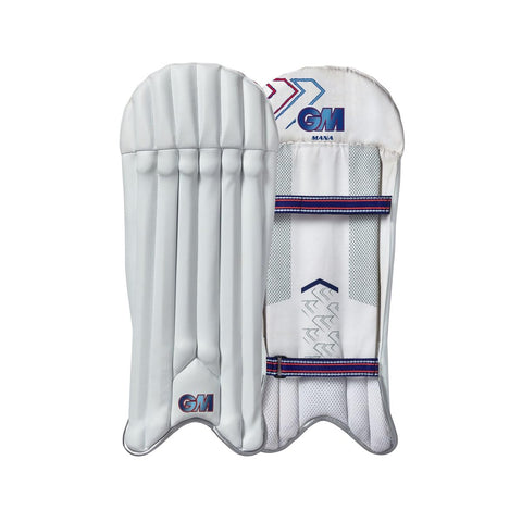Gunn & Moore GM Cricket Wicket Keeper Keeping Leg Pads | Mana | PVC Facing with Cane & Low Density Foam Face Filling | Mesh Instep | Junior | Approx Weight per Pair 1.0 kg | 1 Pair