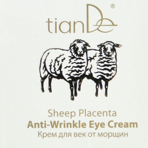 Anti-Wrinkle, Eye Cream with Sheep Placenta Extract, TianDe 10306, 50g, Comprehensive Skincare for delicate eyelid skin, Diminishes visible signs of age-related changes, Helps smooth Wrinkles