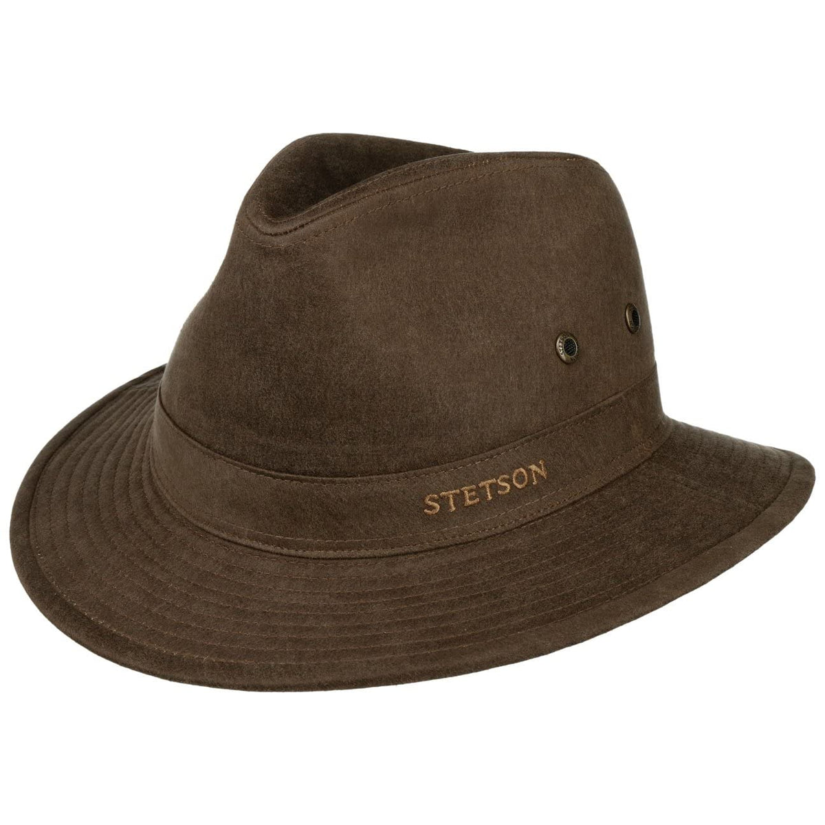Stetson Stampton UV Protection Traveller Hat Men Brown 7-7 1/8
