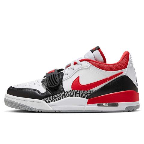 NIKE Air Jordan Legacy 312 Ã¢â‚¬Å“ChicagoÃ¢â‚¬Â Men's Trainers CD7069 (White/Black/Wolf Grey/Fire Red 160), White Black Wolf Grey Fire Red, 10.5