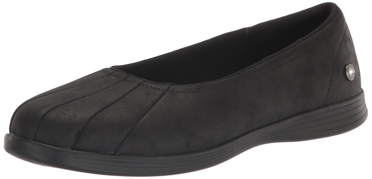 Skechers Women's GO Dreamy Ballet Flat, Black/Black, 7