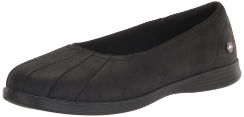 Skechers Women's GO Dreamy Ballet Flat, Black/Black, 7