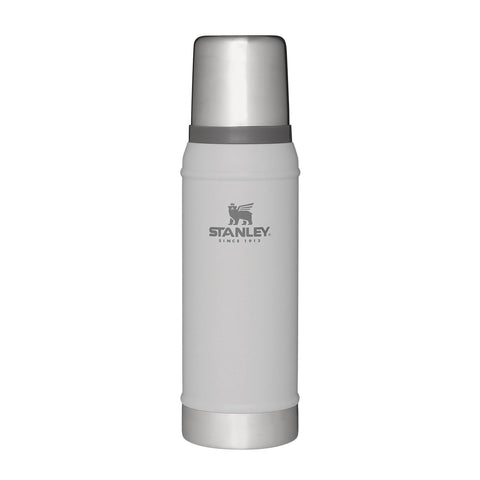 Stanley Classic Legendary Thermal Flask 0.75L - Keeps Hot Or Cold For 20 Hours - BPA-Free Insulated Bottle - Stainless Steel Coffee Flask - Leakproof - Dishwasher Safe - Ash