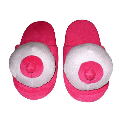YILEEGOO Unisex Cute Women Funny Slippers Novelty Gag Gift Sexy Indoor Flat Shoes Anti Slip Winter Furry Slippers (Style C, One Size)