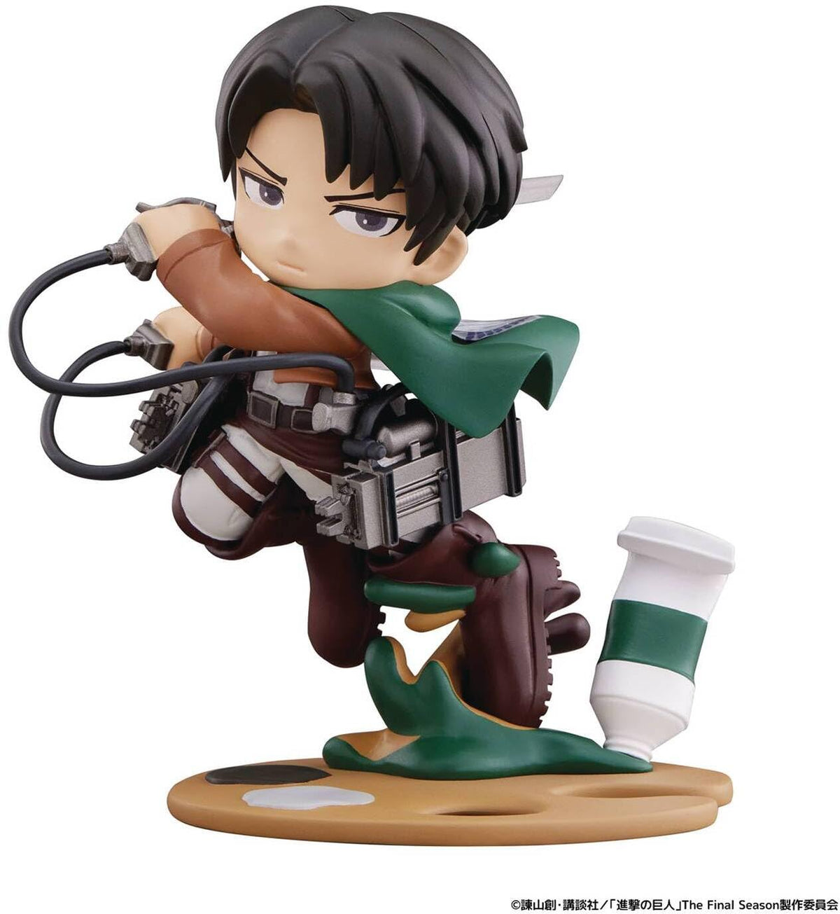 Bushiroad Creative Attack on Titan: Levi PalVerse Pale PVC Figure