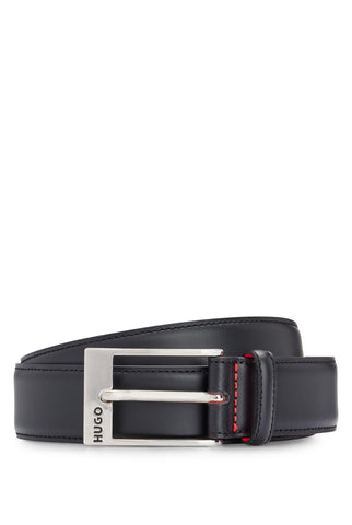HUGO MEN Men's Barney Belt, Black (Black 001), 90
