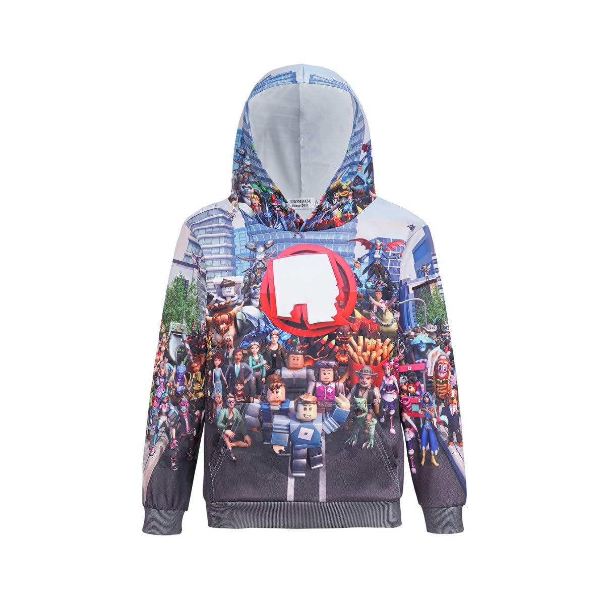 Delanhon Boys Girls Youtuber Gamer Merch Hoodies 3D Cool Hoody Funny Pullover Sweatshirts Long Sleeve Hooded Jumpers 4-13 Years (style 15, 11-12 years)