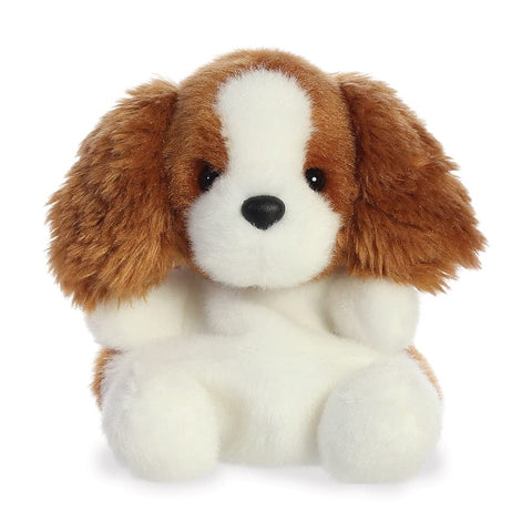 AURORA, 33533, Palm Pals Lady Spaniel Dog, 5In, Soft Toy, Brown & White