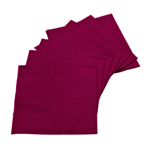 Berry 3-Ply Dinner Paper Napkins - 8" x 8", Pack of 20