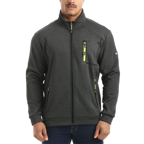 Lee Cooper Mens Thrm Fleece Jacket Charcoal L