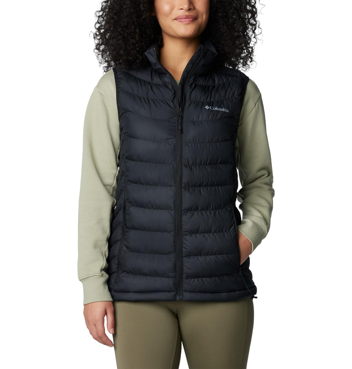 Columbia Women's Powder Lite II Vest, Black, Large