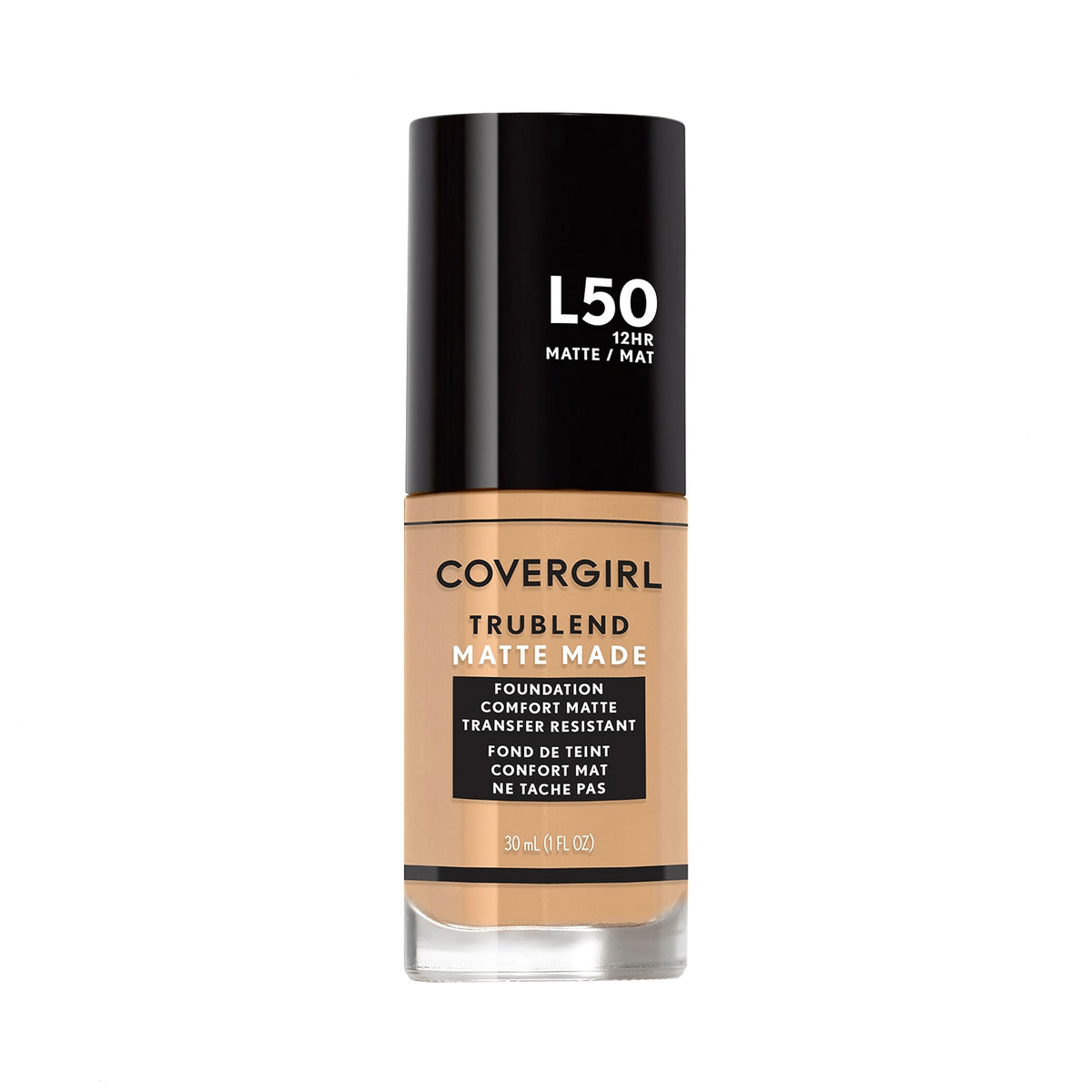 COVERGIRL TruBlend Matte Made Liquid Foundation, Fair Beige