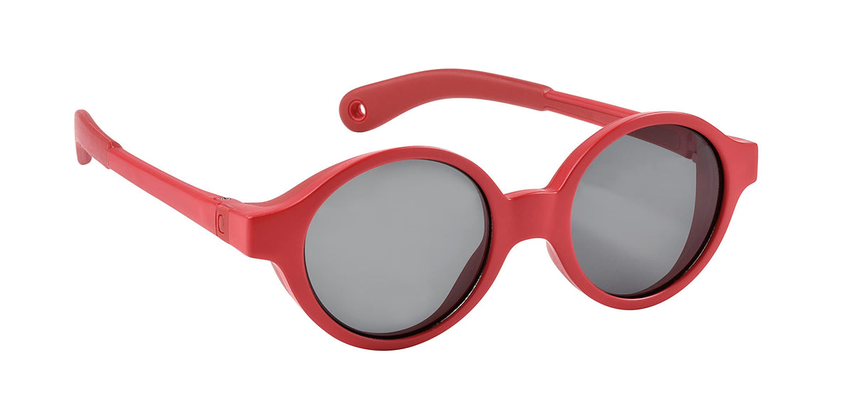 BEABA, Sunglasses for Babies 9-24 Months, 100% UV Protection - CAT 3, Side Protection, Optimal Comfort, Adjustable Temples 360°, Poppy