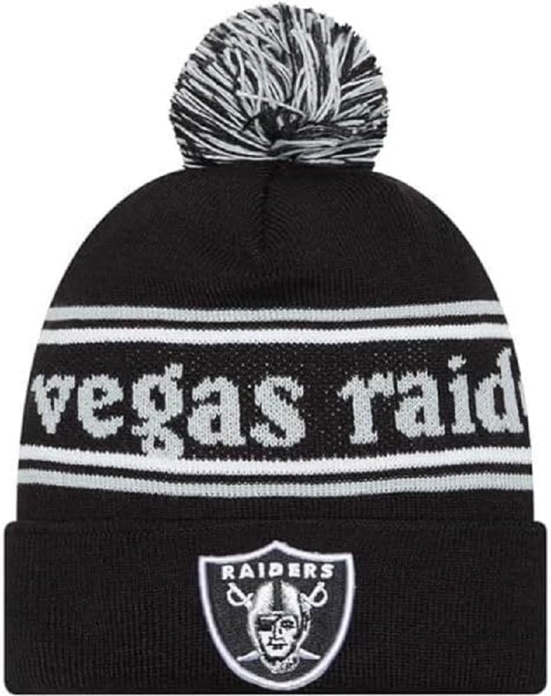 New Era Unisex Nfl Knit Marquee Las Vegas Raiders - Black