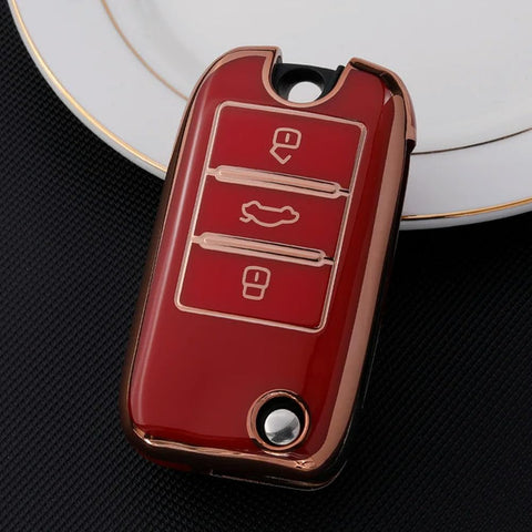 BOLNEY for MG MG6 ZS i6 EV EZS HS EHS for Roewe RX3 RX5 RX8 i5 i6 ERX5 Soft TPU Car Key Cover Case Shell Fob Holder Accessories