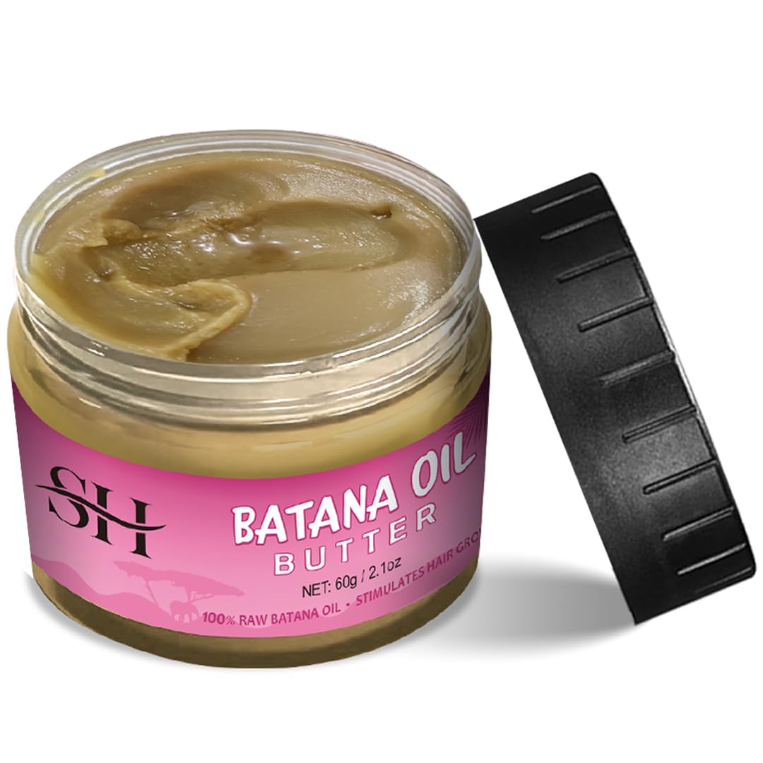 gowwim Batana Oil Pure,100% Batana Oil for Hair Growth Dr Sebi,Veganic Natural Hair Growth Oil Repair Damaged Hair,Effective Against Regional Alopecia,Promote Hair Regrowth,60g,2.1Oz