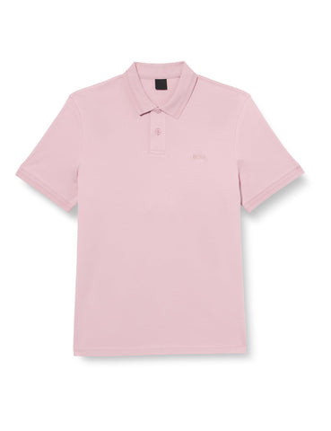 BOSS Men's Pe_Interlock Polo, Open Purple548,