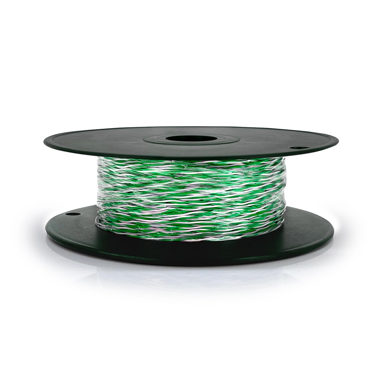 Telephone Cable 2 Wires Copper Green/White Plastic 100 m