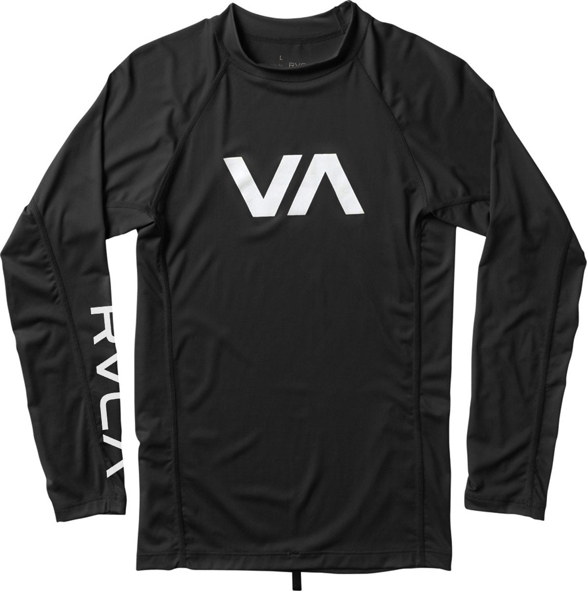 RVCA Men's Standard Va Rashguard, Black, Medium
