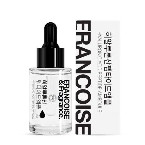 Francoise Select Personalized Ampoule Total Solution Skin care natural ingredients truly natural cosmetic K-beauty for Epidermal moisturizing, skin barrier improvement, transparent radiant skin, soothing, regeneration (Hyaluronic Acid Ampoule 1fl oz)