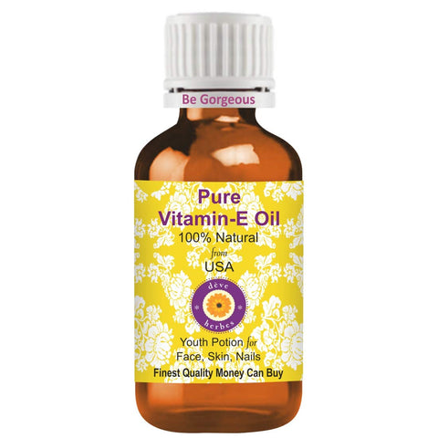 Deve Herbes Pure Vitamin E Oil Natural Therapeutic Grade 15ml