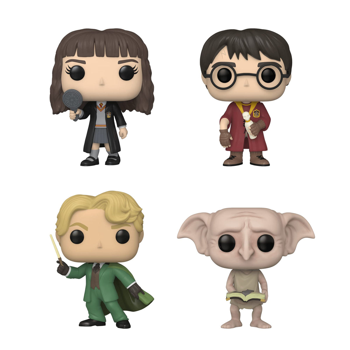 Funko Pop! Harry Potter 20th Anniversary - Set of 4 - Harry, Hermoine, Dobby and Gilderoy Lockheart