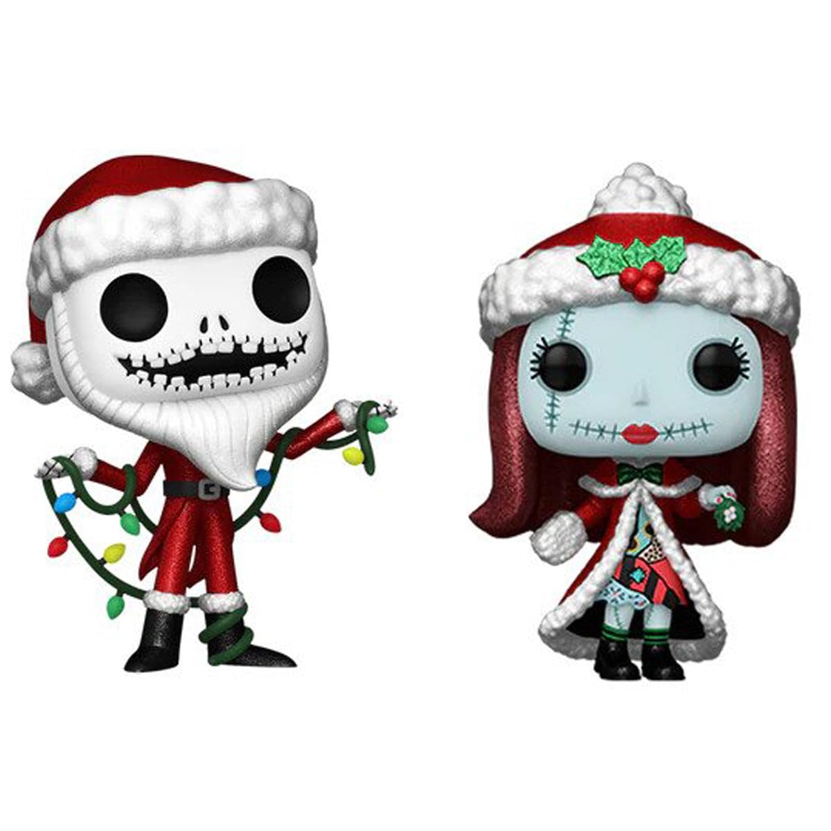 Funko Pop! Disney: NBC Nightmare Before Christmas - Santa Jack & Sally *Diamond* 2-Pack Shop Exclusive