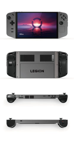 Lenovo Legion Go Skin - Added Protection & Design for Legion Go, Ultra-Thin 0.17mm TPU, Tool Kit Included for Installation - Legion Luna Grey