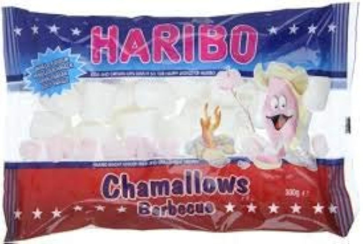 Haribo Halal Chamallows Pink & White Marshmallows 300g